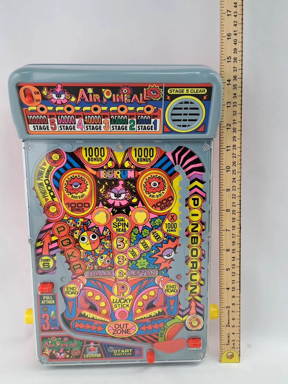 Air Pinball Handheld Game - Vibrant Multi-Color
